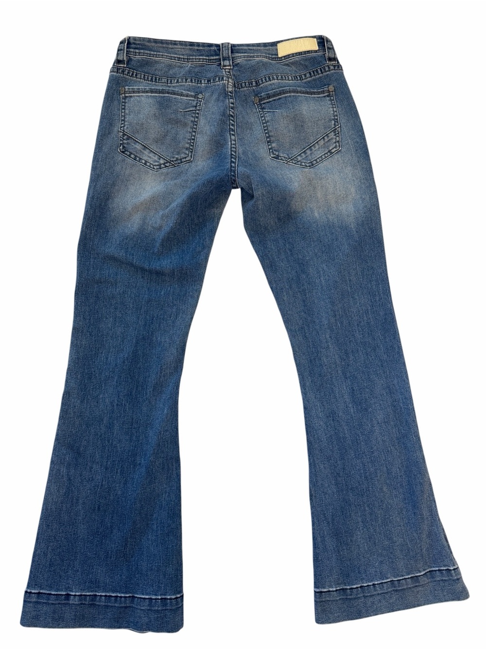 Rock & Roll Cowgirl Blue Flare Jeans - Picture 3 of 5